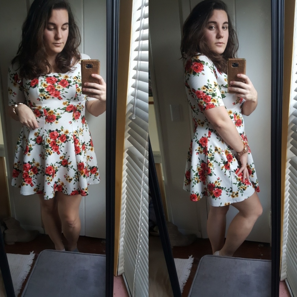 Floral Skater Dress